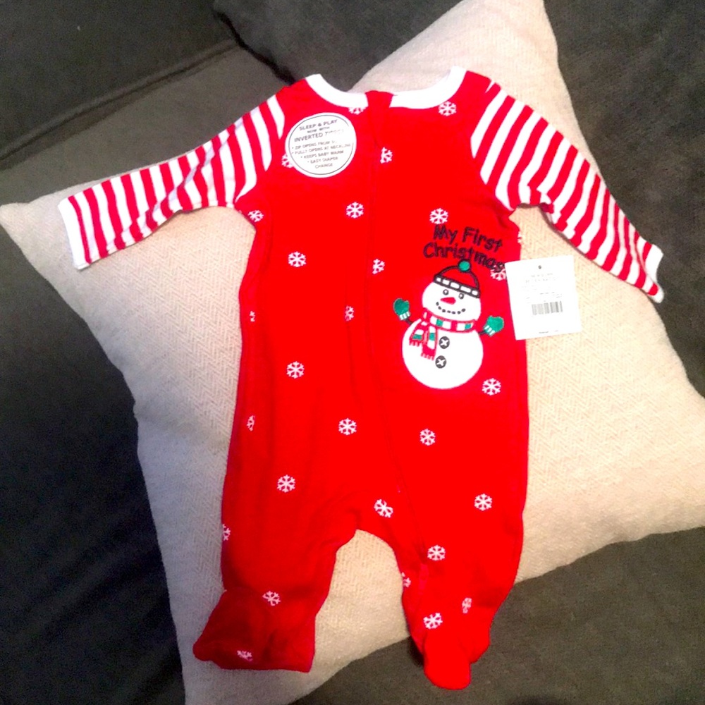 My First Christmas Baby sleepwear